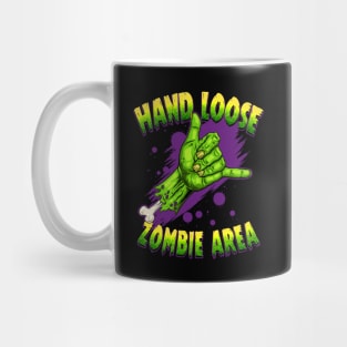 Hand Loose. Zombie Area Mug